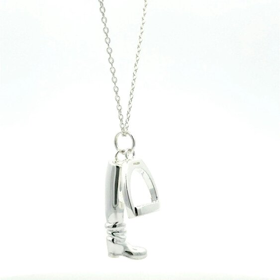 Reeves & Reeves Supersize Boot and Stirrup Necklace