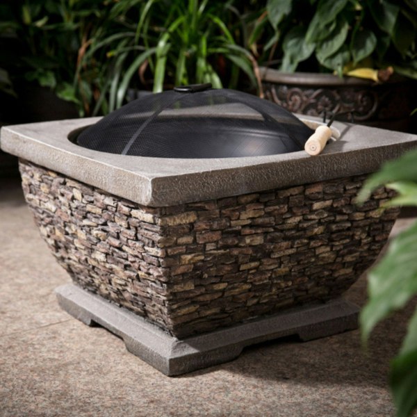 Callow Premium Wood Burning Stone Fire Pit