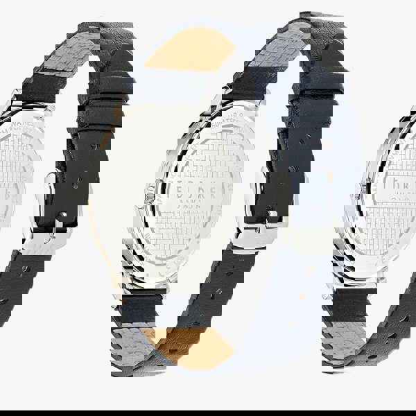 Ted Baker Mens Haarvin Blue Leather Strap Watch BKPHAS5039I