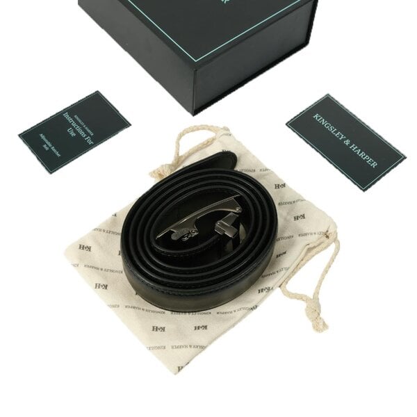 PU Leather Ratchet Belt - Versatile & Customizable for 28-44 Inches - Premium Quality, Secure Fit, Ideal for Casual & Formal Wear