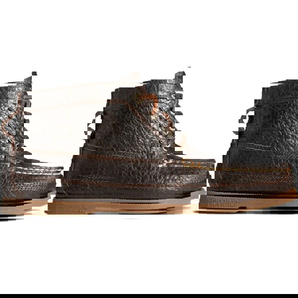 Sperry Authentic Original Boat Chukka Tumbled Boots - Dark Brown