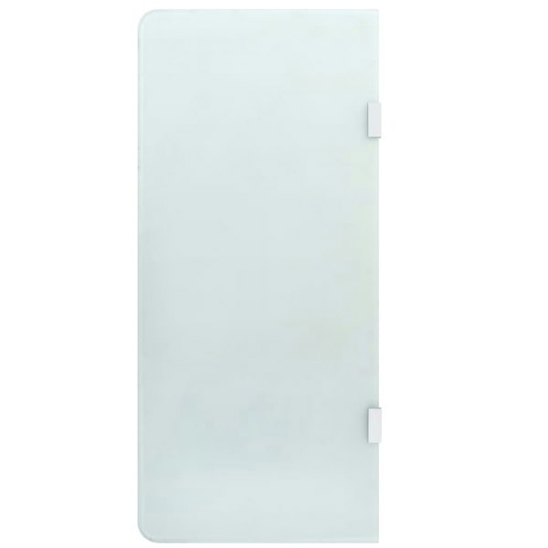 Berkfield Wall-mounted Urinal Privacy Screen 90x40 cm Tempered Glass