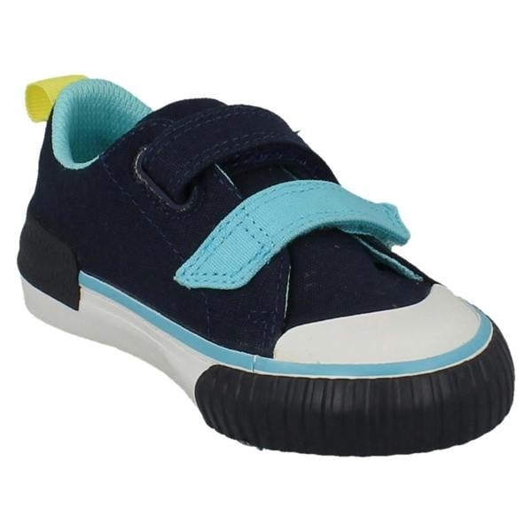 Clarks Boys Clarks Casual Canvas Shoes Foxing Tail T