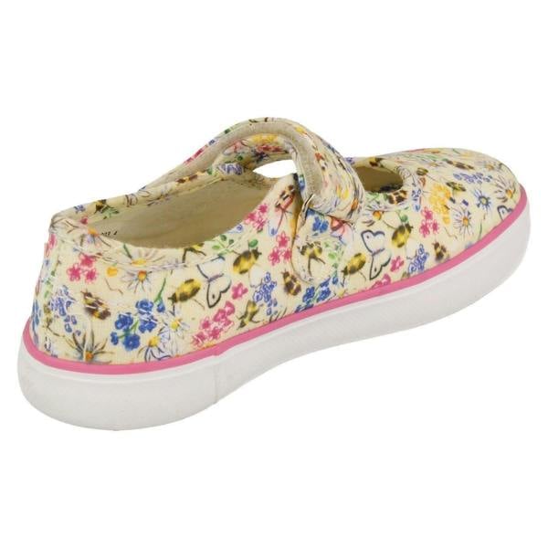 Start-rite Girls Startrite Summer Canvas Shoes Blossom Bees