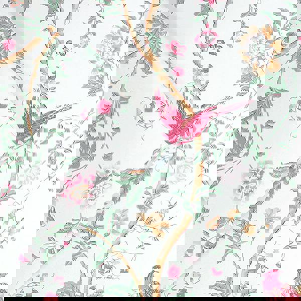 Laura Ashley Summer Palace Wallpaper - Peony - 10m