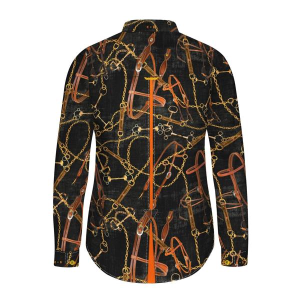 SNAFFLE WOMENS PRINT SHIRT – Premium Men's Patterned Shirt by Claudio Lugli | Bold Design, Tailored Fit, Best Printed Shirts