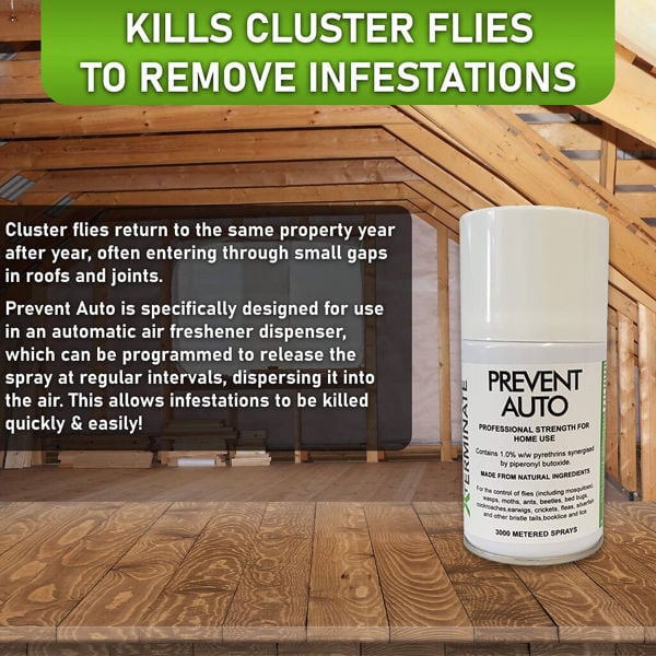 Xterminate Cluster Fly Killer Prevent Auto 250ml x5 For use with 270ml Programmable Dispensers