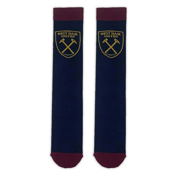 West Ham United FC Unisex Adult Crest Dress Socks (Pack of 3) - Claret/Sky Blue/White