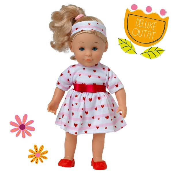 Dolls World Charlotte 36cm Soft Bodied Fashion Doll with Deluxe Outfit - For 18 months+