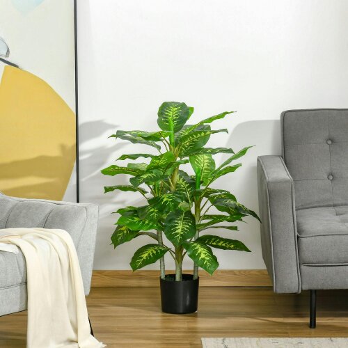 Wyld Haus Ditoli Artificial White Rose Plants In Pots For Interior Styling