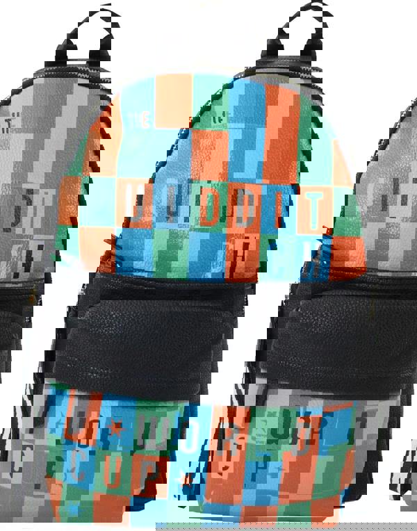 Danielle Nicole Womens Black Quidditch World Cup Text Backpack (One Size)