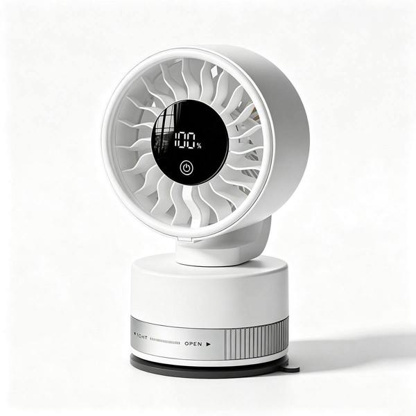 Leaper Portable Rechargeable Suction Cup Fan