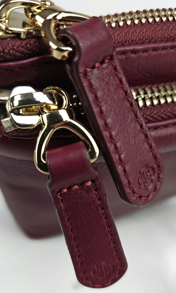 SADDLER Heather Leather Clutch & Crossbody Bag - Handmade by Saddler  – Versatile & Compact