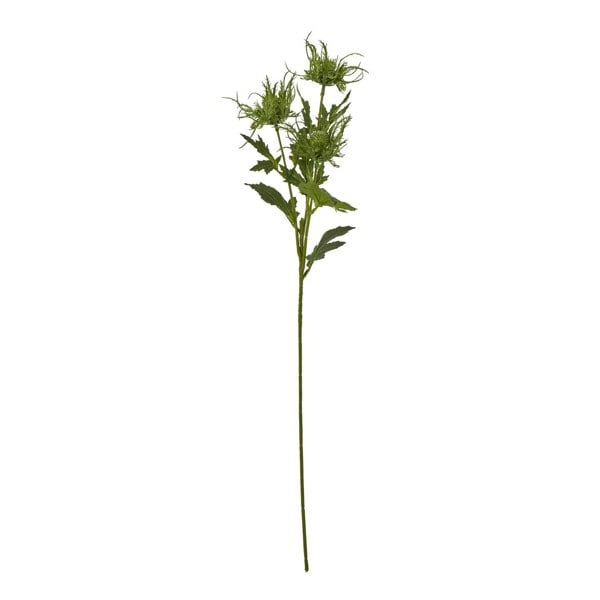 Hill Interiors Sea Holly Spray Artificial Flower - Green
