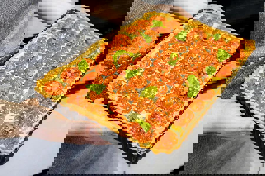 MasterClass Non-Stick Loose Base Fluted Rectangular Flan / Quiche