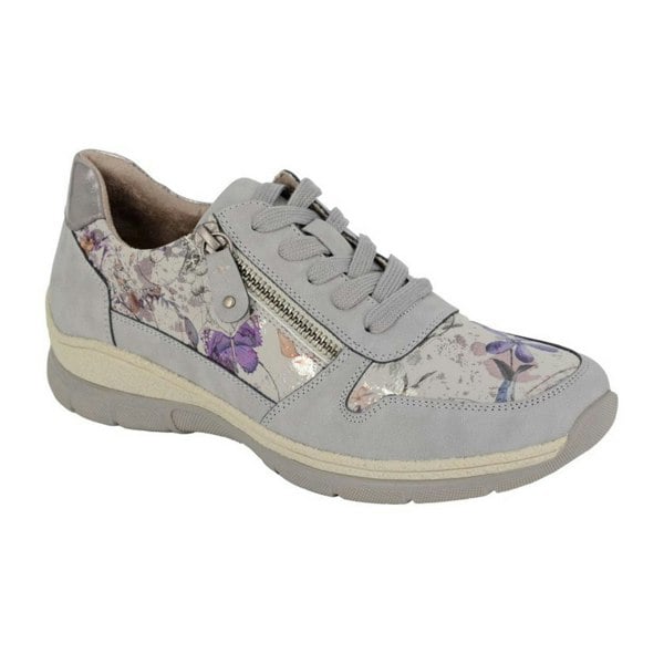Cipriata Womens/Ladies Clita Floral Trainers - Grey
