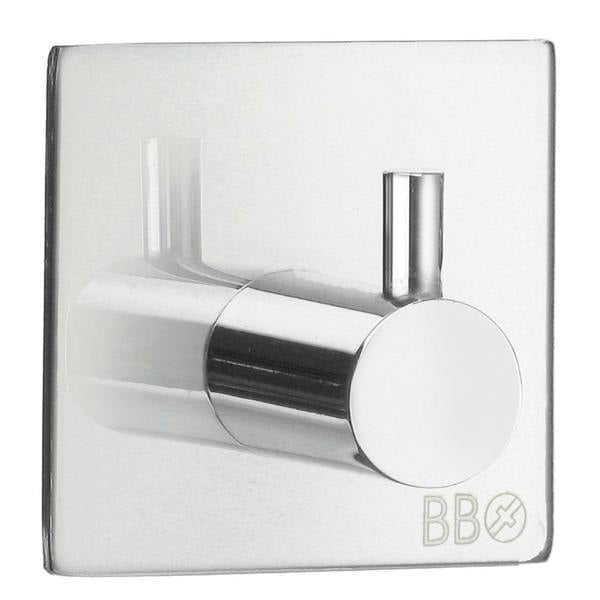 Chrome stainless steel single towel hook