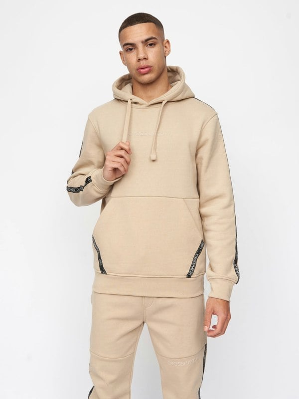 Crosshatch Apollos Hoodie Stone