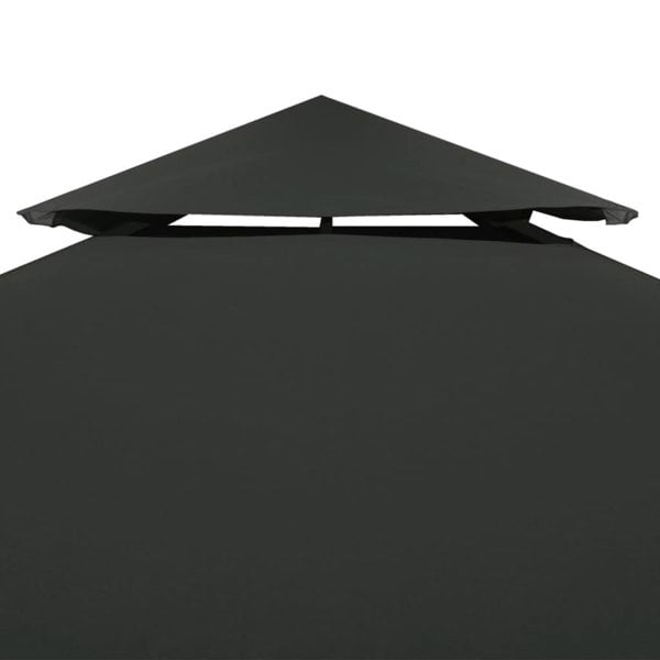 Berkfield Gazebo Cover Canopy Replacement 310 g / ma_ Dark Grey 3 x 3 m