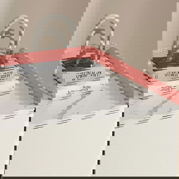 Mursi Bedside Table, Solid Wood, Cream-Rit Concept-Rit Concept