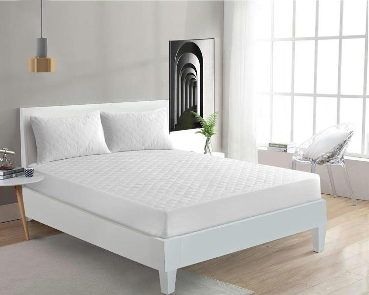 HomeSpace Direct Egyptian Cotton T-200 Quilted 16" Mattress & Pillow Protector