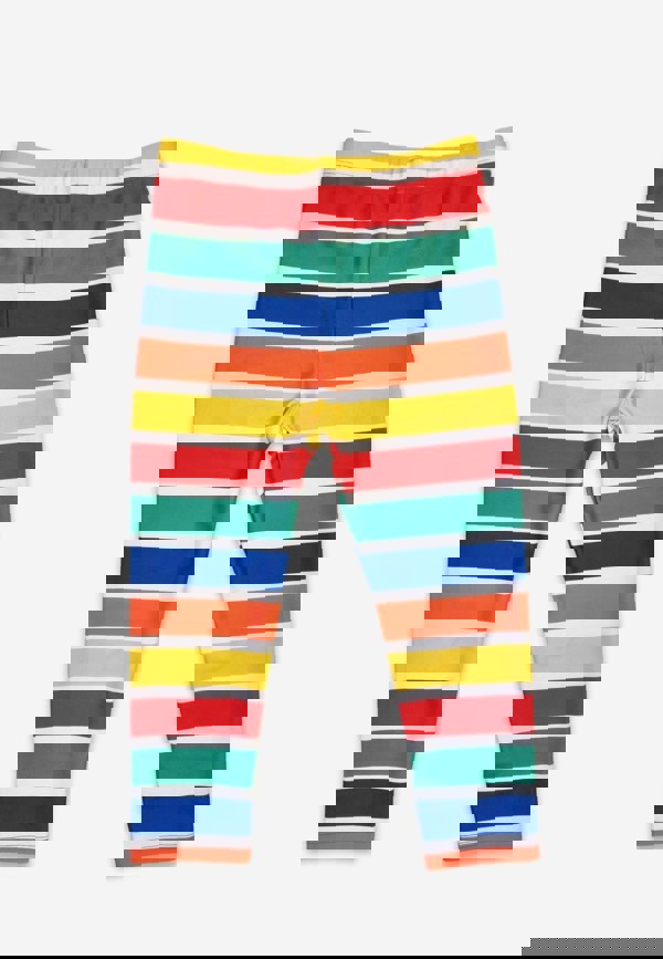 Happy Stripe Print Kids' Swim Leggings - Toby Tiger