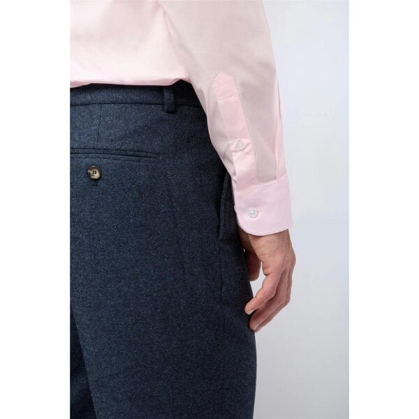 Limehaus Regular Fit Pink Stretch Shirt