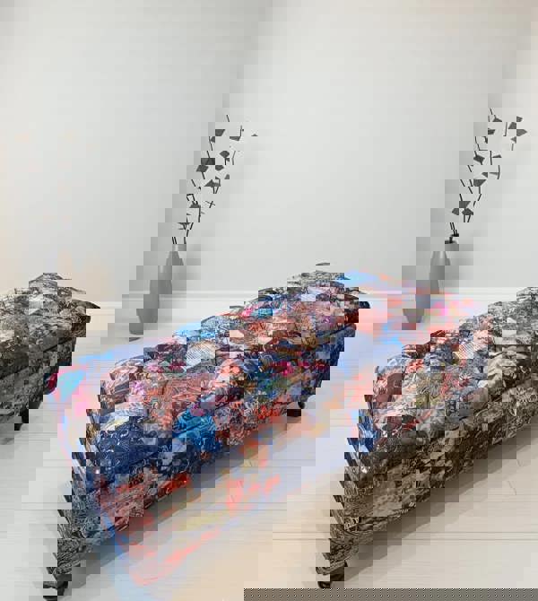 Damask Multicolour Storage Ottoman Bench - ISTOOLS