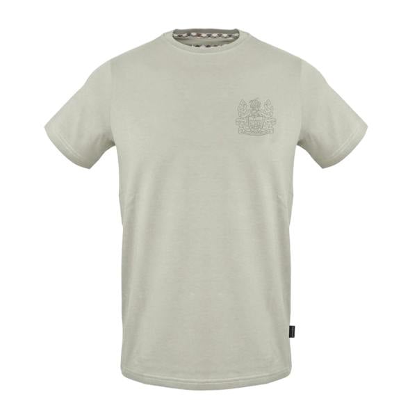 Aquascutum Mens Crest Regular T-Shirt - Grey - 