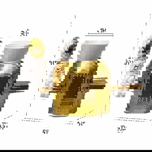 Maison des Cadeaux Astronaut Stationery & Pen Holder