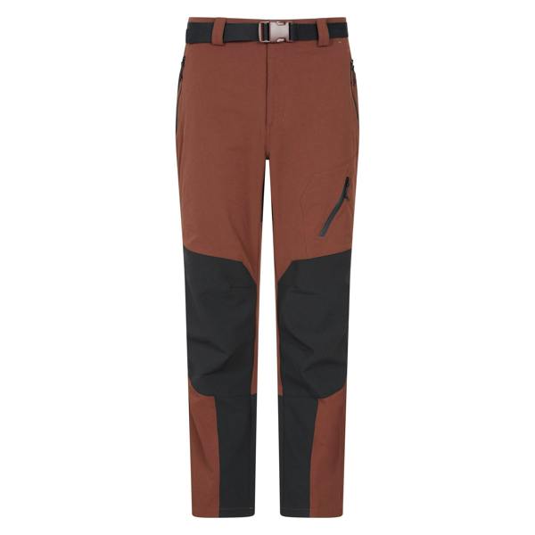 Mountain Warehouse Mens Forest Water Resistant Hiking Trousers - Rust - 