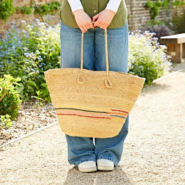 Paper High Large Natural Jute Tote Bag