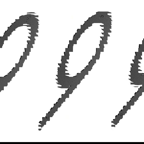 Matt black house number 9