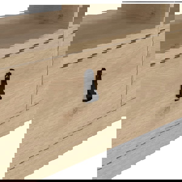 Furniture To Go Barcelona TV Unit 3 Drawers in Jackson Hickory Oak