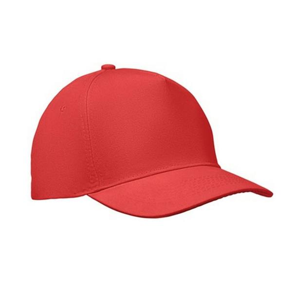 MidOcean Sunny 5 Panel Baseball Cap - Red - 