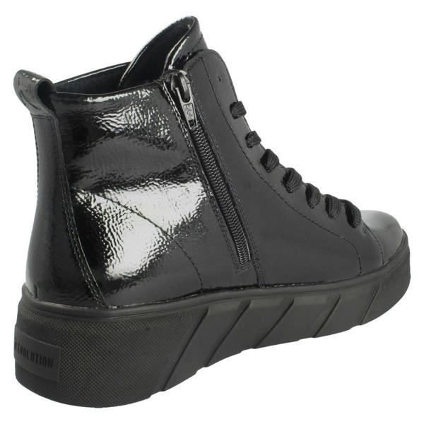 Rieker Ladies Rieker Revolution Lace and Zip Ankle Boots W0561