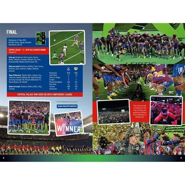 Grange Communications Ltd Crystal Palace FC Annual 2027, Annuals, Sports, Gift