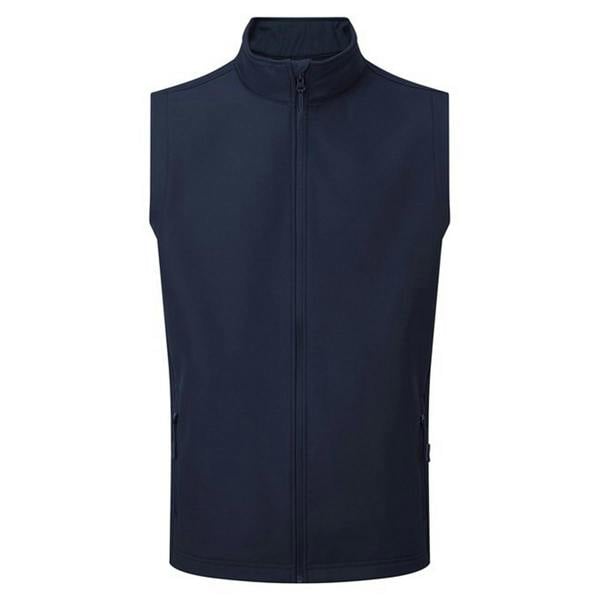 Premier Mens Windchecker Recycled Printable Gilet - Navy
