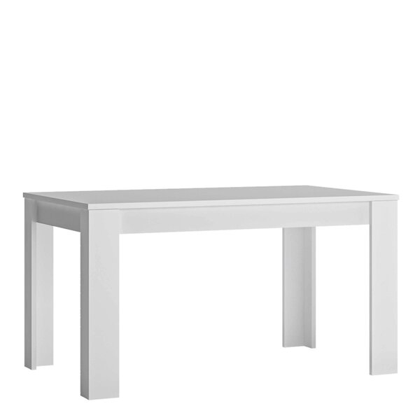 Wyld Haus Hemingway 180cm White Wooden Extending Dining Table