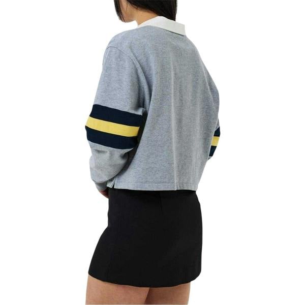 Tommy Jeans Womens/Ladies Crest Cotton Sweatshirt - Grey Heather - 