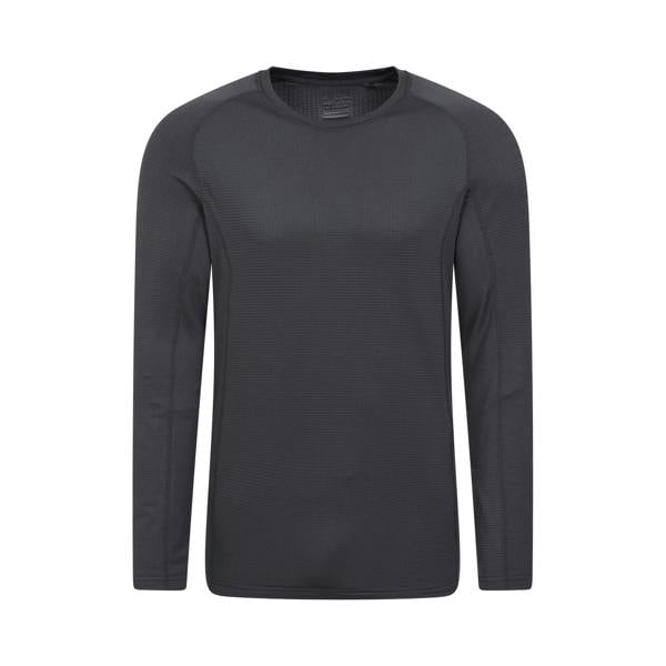 Mountain Warehouse Mens Vermont Base Layer Top - Grey
