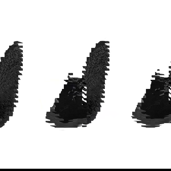 HEYDUDE model Jo Boot Unisex in Jet Black