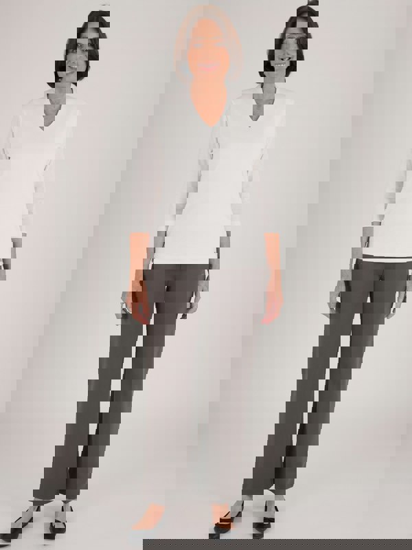 PennyPlain Wide Leg Tregging - Dark Sage