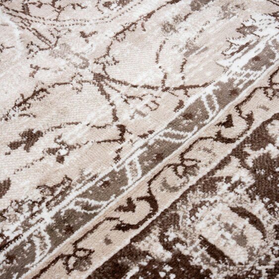 The Rugs Montana Bordered Beige Rug | 4070