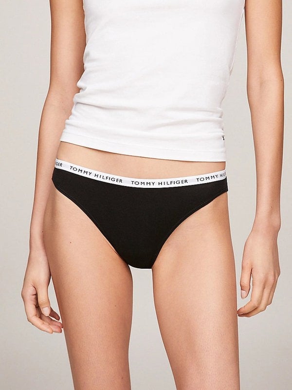 Tommy Hilfiger BIKINI 3 Pack Womens Briefs Black