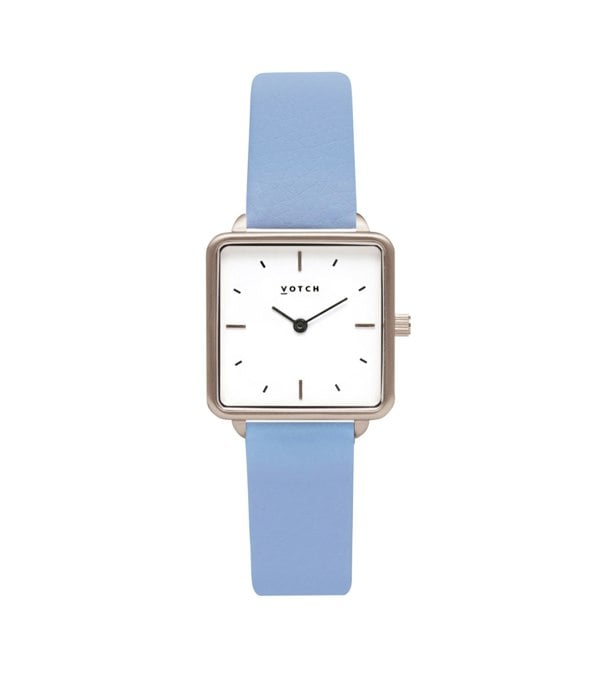 Votch Silver & Sky Blue Watch | Kindred