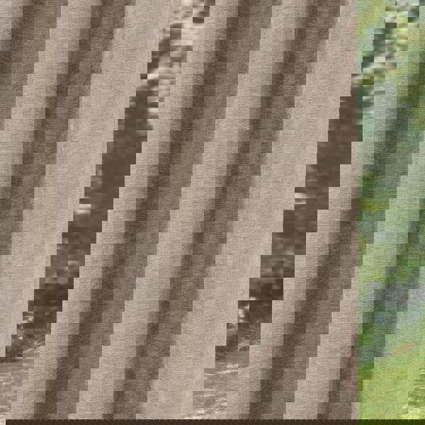 Enhanced Living Sand 100% Blackout Chenille Thermal Eyelet Curtains for Living Room/Bedroom