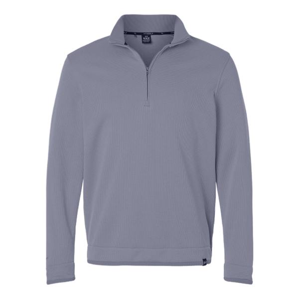 Under Armour Mens Quarter Zip Fleece Top - Steel - 