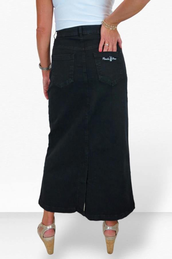 Paulo Due Women's Denim Maxi Skirt