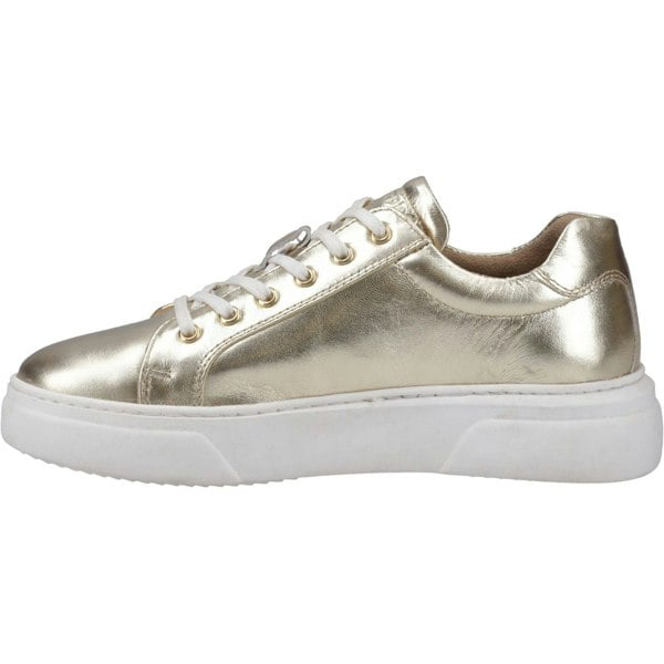 Hush Puppies Kathryn Leather Women's Gold Trainers